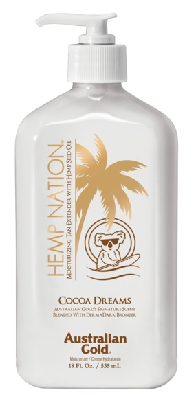 Australian Gold Hemp Nation Cocoa Dreams Tan Extender Body Lotion 535 ml ryhmässä KAUNEUS JA TERVEYS / Ihonhoito / Rusketus / Itseruskettava @ TP E-commerce Nordic AB (C80737)