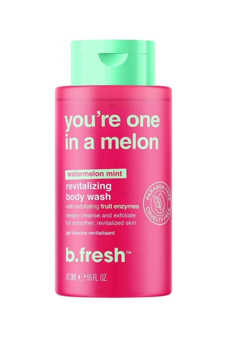 b.fresh You\'re One In a Melon Revitalizing Body Wash 473 ml ryhmässä KAUNEUS JA TERVEYS / Ihonhoito / Kehon hoito / Kylpy- ja suihkugeelit @ TP E-commerce Nordic AB (C80831)