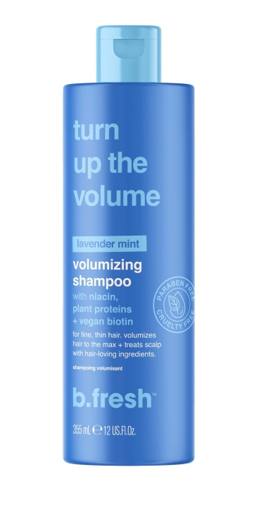 b.fresh Turn Up The Volume Volumizing Shampoo 355 ml ryhmässä KAUNEUS JA TERVEYS / Hiukset &Stailaus / Hiustenhoito / Shampoo @ TP E-commerce Nordic AB (C80841)