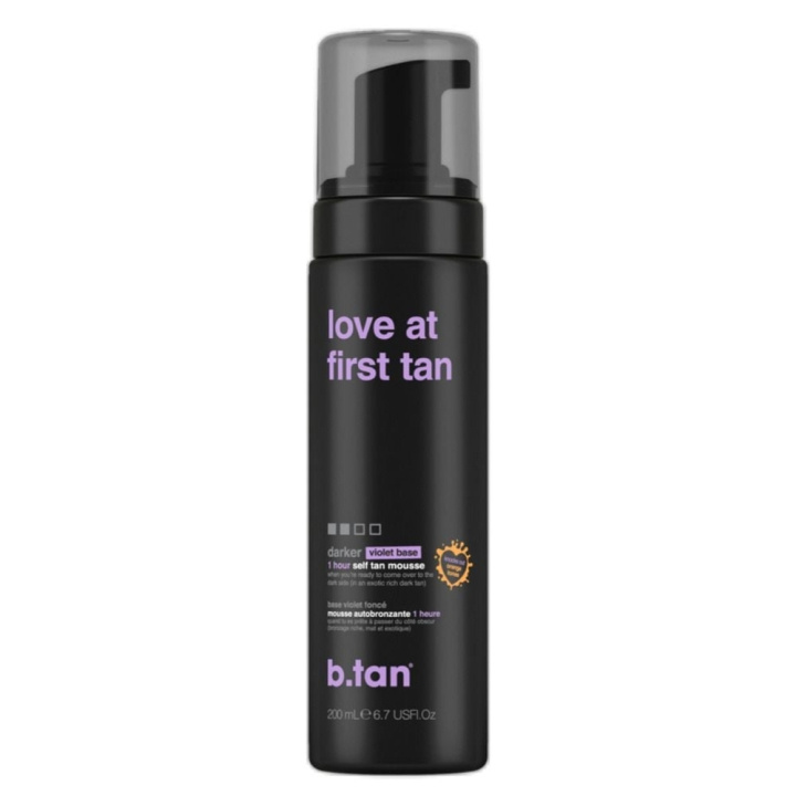 b.tan Love At First Tan Rusketusvaahto 200 ml ryhmässä KAUNEUS JA TERVEYS / Ihonhoito / Rusketus / Itseruskettava @ TP E-commerce Nordic AB (C80845)