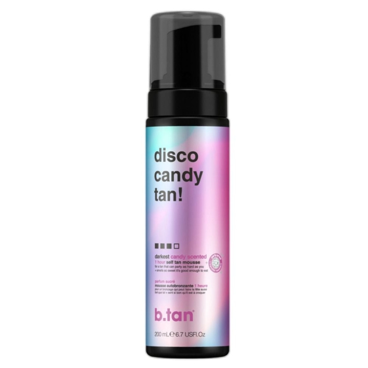 b.tan Disco Candy Tan Rusketusvaahto 200 ml ryhmässä KAUNEUS JA TERVEYS / Ihonhoito / Rusketus / Itseruskettava @ TP E-commerce Nordic AB (C80847)