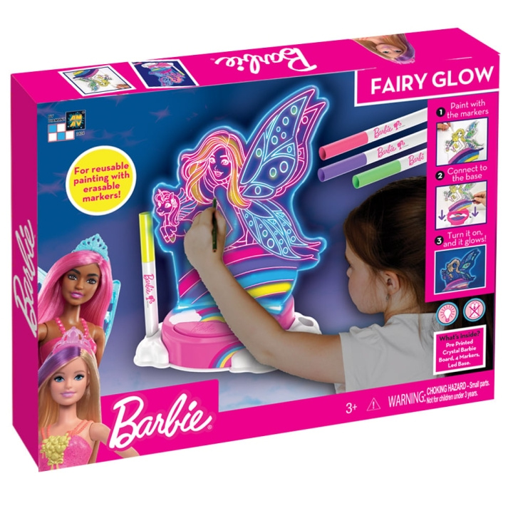 Barbie Yölamppu koristelu - Fairy Paint N Lite ryhmässä LELUT, TUOTTEET LAPSILLE JA VAUVOILLE / Leikkikalut, Askartelu &Pelit / Nuket & Tarvikkeet @ TP E-commerce Nordic AB (C80883)