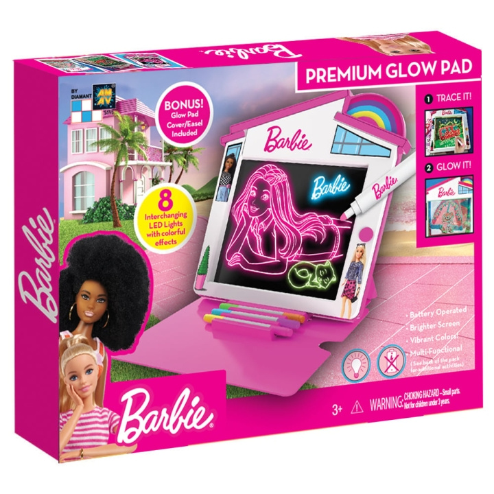 Barbie Piirustuslauta - Dreamhouse Premium Glow Pad (AM-5115) ryhmässä LELUT, TUOTTEET LAPSILLE JA VAUVOILLE / Leikkikalut, Askartelu &Pelit / Piirrä ja laske @ TP E-commerce Nordic AB (C80886)