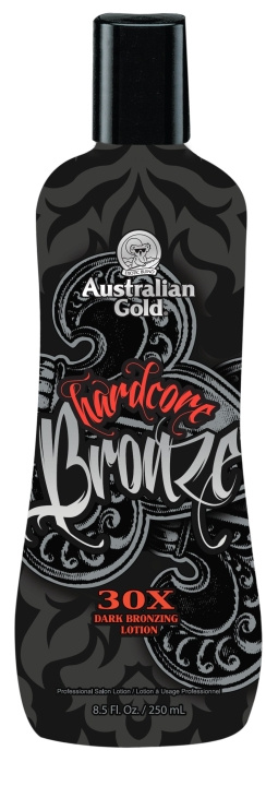 Australian Gold Hardcore Bronze Lotion 250 ml ryhmässä KAUNEUS JA TERVEYS / Ihonhoito / Rusketus / Itseruskettava @ TP E-commerce Nordic AB (C80914)