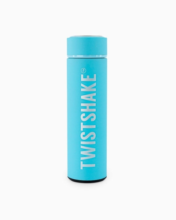 Twistshake Kuuma- tai kylmäpullo pastellinsininen 420 ml ryhmässä LELUT, TUOTTEET LAPSILLE JA VAUVOILLE / Syö ja juo / Tuttipullot & Tarvikkeet @ TP E-commerce Nordic AB (C80996)