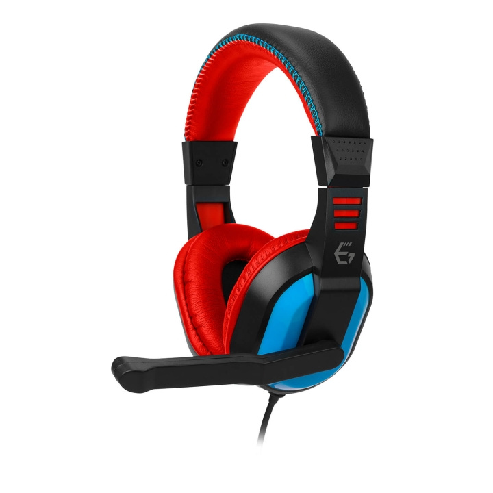 EgoGear Headset SHS10 Red/Blue Wired 3.5mm for NSW ryhmässä KODINELEKTRONIIKKA / Pelikonsolit & Tarvikkeet / Nintendo Switch / Tarvikkeet @ TP E-commerce Nordic AB (C81319)