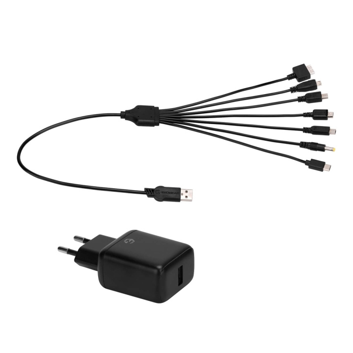 EgoGear 7in1 Cable SCH7 AC Adapter for Retro Consoles ryhmässä KODINELEKTRONIIKKA / Pelikonsolit & Tarvikkeet / Muut pelit @ TP E-commerce Nordic AB (C81327)