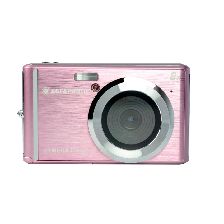 Agfa PHOTO Digital Camera DC5200 CMOS 8x 21MP Pink ryhmässä KODINELEKTRONIIKKA / Valokuvat & Videot / Kamerat @ TP E-commerce Nordic AB (C81368)