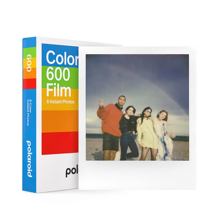 Polaroid Color Film for 600 White Frame ryhmässä KODINELEKTRONIIKKA / Valokuvat & Videot / Valokuvauslaitteet / Muut @ TP E-commerce Nordic AB (C81394)