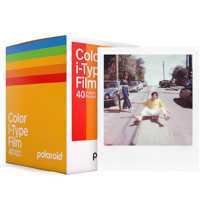 Polaroid Color Film for i-Type White Frame 5-pack ryhmässä KODINELEKTRONIIKKA / Valokuvat & Videot / Valokuvauslaitteet / Muut @ TP E-commerce Nordic AB (C81400)