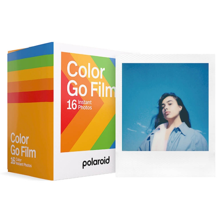 Polaroid Color Film Go White Frame 2-pack ryhmässä KODINELEKTRONIIKKA / Valokuvat & Videot / Valokuvauslaitteet / Muut @ TP E-commerce Nordic AB (C81405)