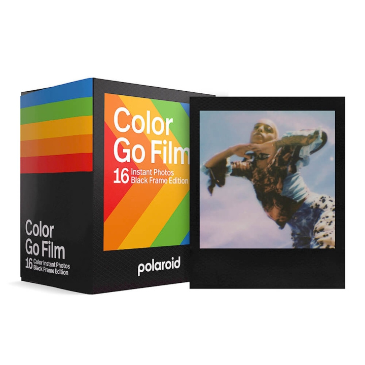 Polaroid Color Film Go Black Frame 2-pack ryhmässä KODINELEKTRONIIKKA / Valokuvat & Videot / Valokuvauslaitteet / Muut @ TP E-commerce Nordic AB (C81406)