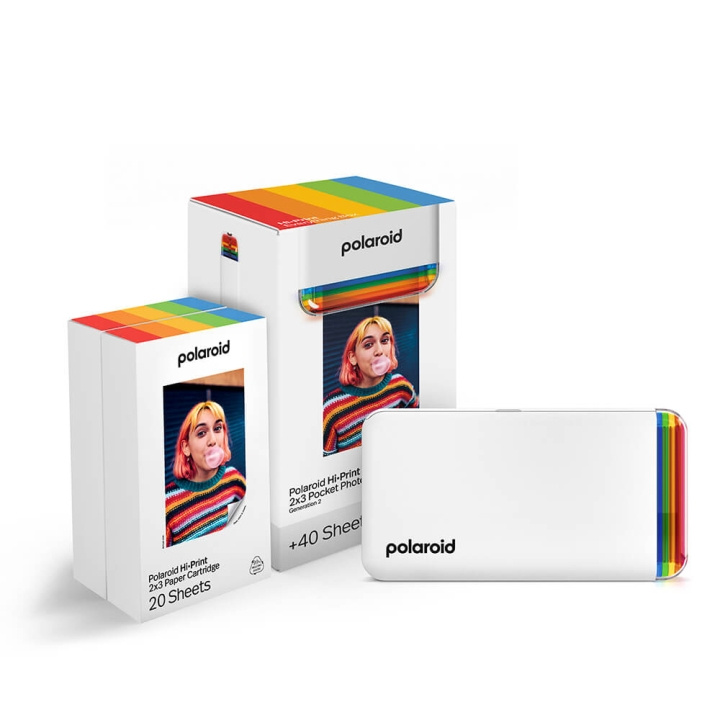 Polaroid Printer HiPrint 2x3 Gen. 2 E-box White ryhmässä KODINELEKTRONIIKKA / Valokuvat & Videot / Valokuvauslaitteet / Muut @ TP E-commerce Nordic AB (C81408)