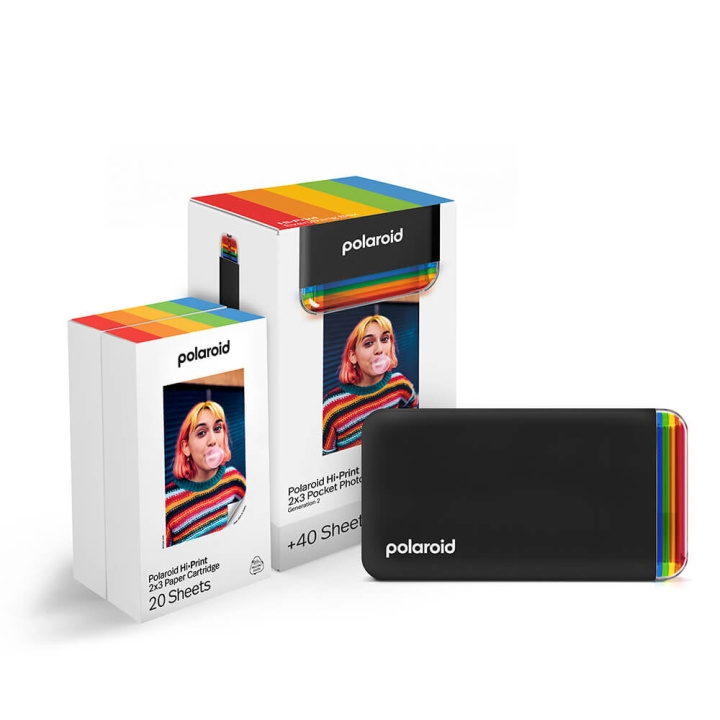 Polaroid Printer HiPrint 2x3 Gen. 2 E-box Black ryhmässä KODINELEKTRONIIKKA / Valokuvat & Videot / Valokuvauslaitteet / Muut @ TP E-commerce Nordic AB (C81409)