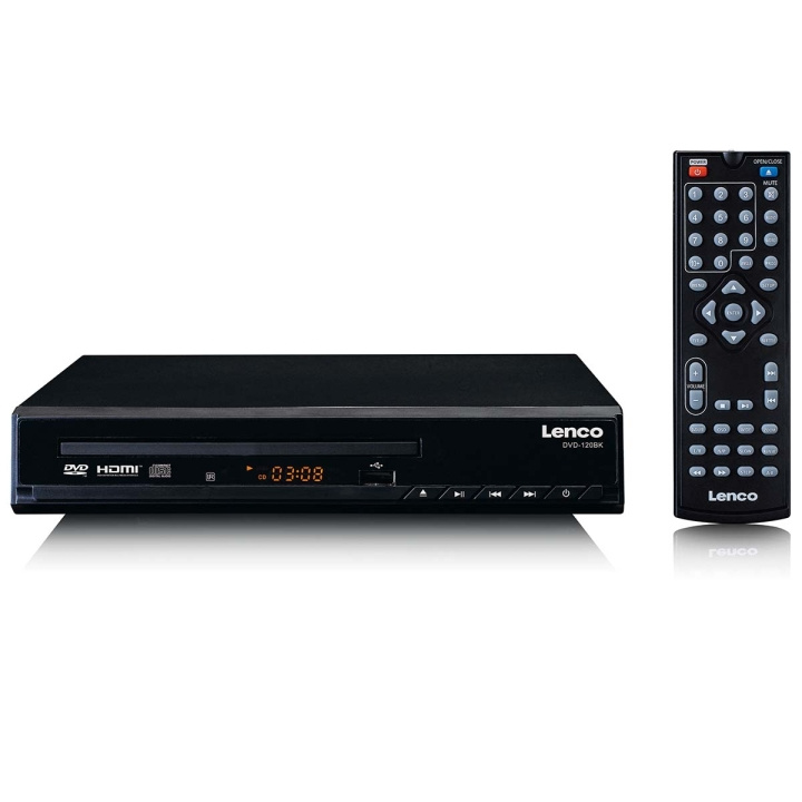 Lenco DVD-soitin HDMI:llä ja kaukosäätimellä Musta ryhmässä KODINELEKTRONIIKKA / Ääni & Kuva / Kotiteatteri, HiFi ja kannettavat / Blu-ray & DVD-soittimet @ TP E-commerce Nordic AB (C81428)