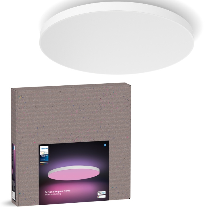 Philips Hue Datura stor takplafond Ø57,4 cm White and color ambiance 4850 lm ryhmässä KOTI, TALOUS JA PUUTARHA / Älykodit / Älykäs valaistus @ TP E-commerce Nordic AB (C81460)