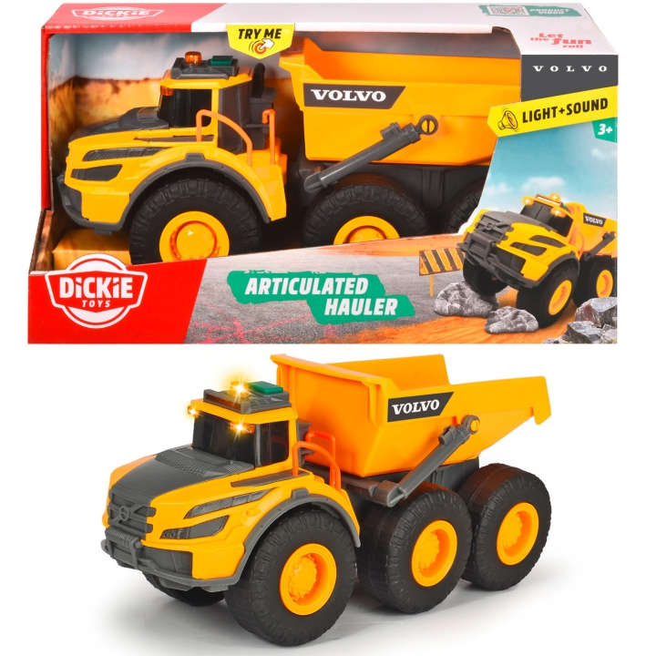 Dickie Volvo Dumper ryhmässä LELUT, TUOTTEET LAPSILLE JA VAUVOILLE / Leikkikalut, Askartelu &Pelit / Leikkiautot @ TP E-commerce Nordic AB (C81531)