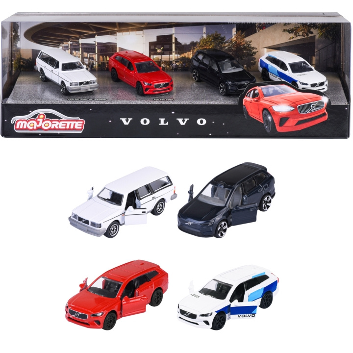 Majorette Volvo Bilar 4-Pack Presentförpackning ryhmässä LELUT, TUOTTEET LAPSILLE JA VAUVOILLE / Leikkikalut, Askartelu &Pelit / Leikkiautot @ TP E-commerce Nordic AB (C81539)