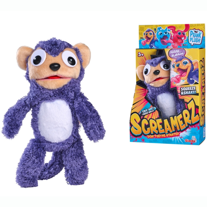 Simba Toys ScreamerZ Apa (30 cm) ryhmässä LELUT, TUOTTEET LAPSILLE JA VAUVOILLE / Lelut vauvoille (0-3v) / Pehmolelut @ TP E-commerce Nordic AB (C81542)