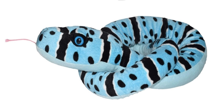 Wild Republic Snakesss Blue Rock Rattle 137 cm ryhmässä LELUT, TUOTTEET LAPSILLE JA VAUVOILLE / Lelut vauvoille (0-3v) / Pehmolelut @ TP E-commerce Nordic AB (C81770)