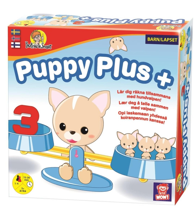 Plasto Puppy Plus+ (SE/FI/NO) ryhmässä LELUT, TUOTTEET LAPSILLE JA VAUVOILLE / Peli / Lasten pelit @ TP E-commerce Nordic AB (C81783)