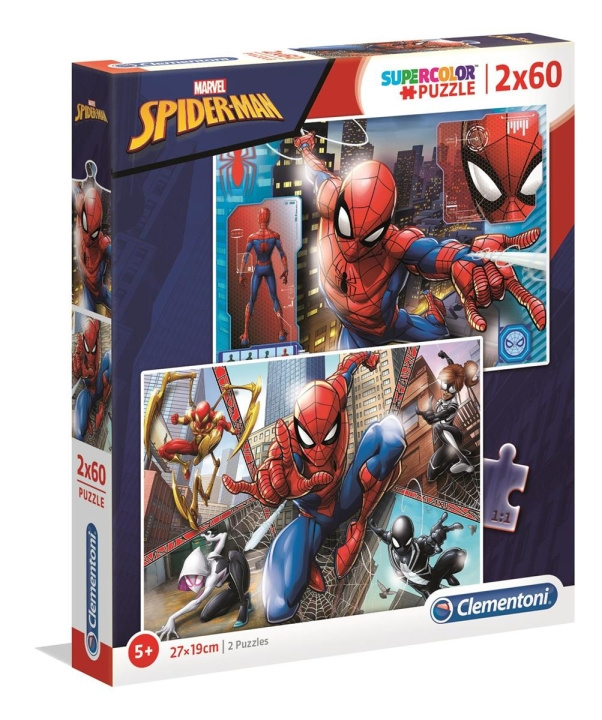 Clementoni 2x60 Palapelit Lapset Spider-Man ryhmässä LELUT, TUOTTEET LAPSILLE JA VAUVOILLE / Leikkikalut, Askartelu &Pelit / Lasten palapeli @ TP E-commerce Nordic AB (C81788)