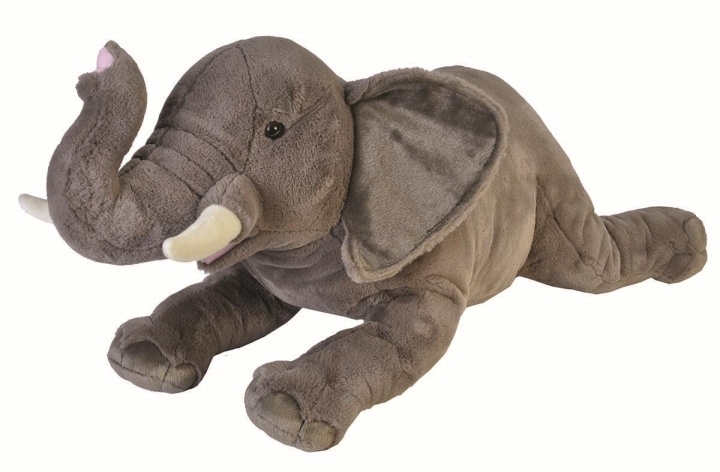 Wild Republic Cuddlekins Jumbo Afrikkalainen norsu 76 cm ryhmässä LELUT, TUOTTEET LAPSILLE JA VAUVOILLE / Lelut vauvoille (0-3v) / Pehmolelut @ TP E-commerce Nordic AB (C81800)