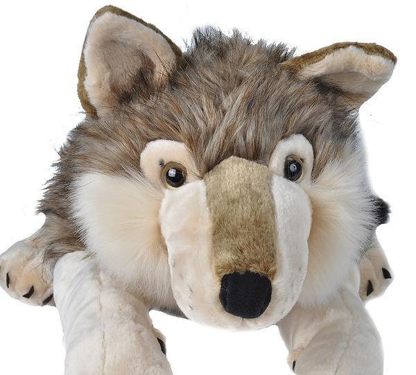 Wild Republic Cuddlekins Jumbo Wolf 76 cm ryhmässä LELUT, TUOTTEET LAPSILLE JA VAUVOILLE / Lelut vauvoille (0-3v) / Pehmolelut @ TP E-commerce Nordic AB (C81814)