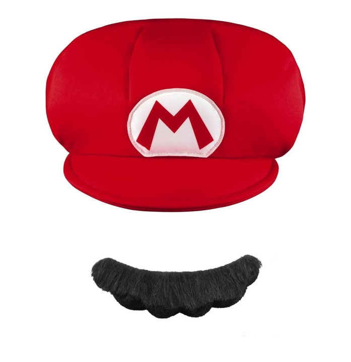 JAKKS Pacific Disguise Super Mario roolileikki Mario hattu ja viikset ryhmässä LELUT, TUOTTEET LAPSILLE JA VAUVOILLE / Leikkikalut, Askartelu &Pelit / Naamiaisasut @ TP E-commerce Nordic AB (C81828)