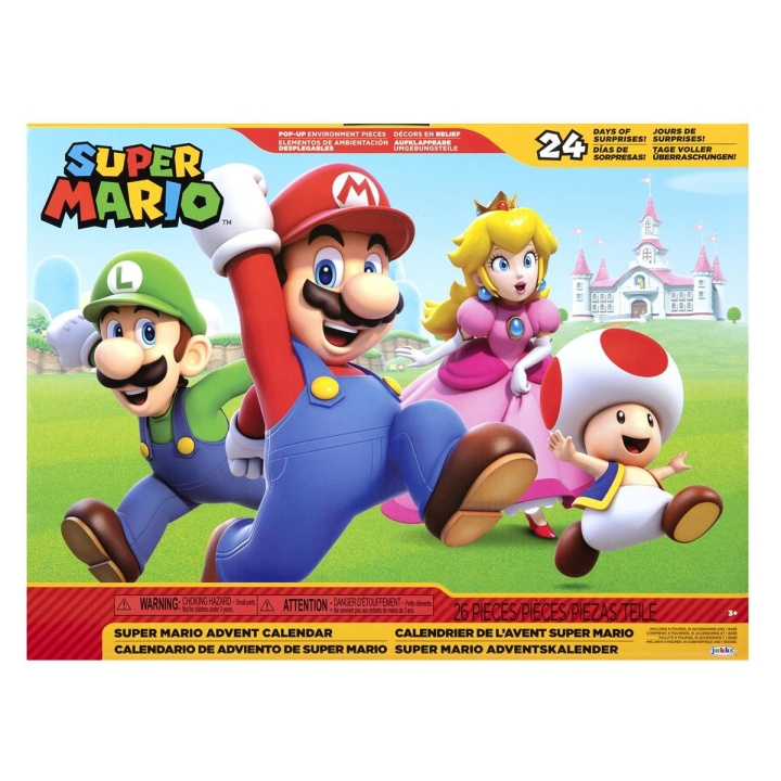 JAKKS Pacific Super Mario adventtikalenteri 2,5 tuuman hahmot ja tarvikkeet Klassinen teema ryhmässä LELUT, TUOTTEET LAPSILLE JA VAUVOILLE / Leikkikalut, Askartelu &Pelit / Joulukalenterit @ TP E-commerce Nordic AB (C81829)