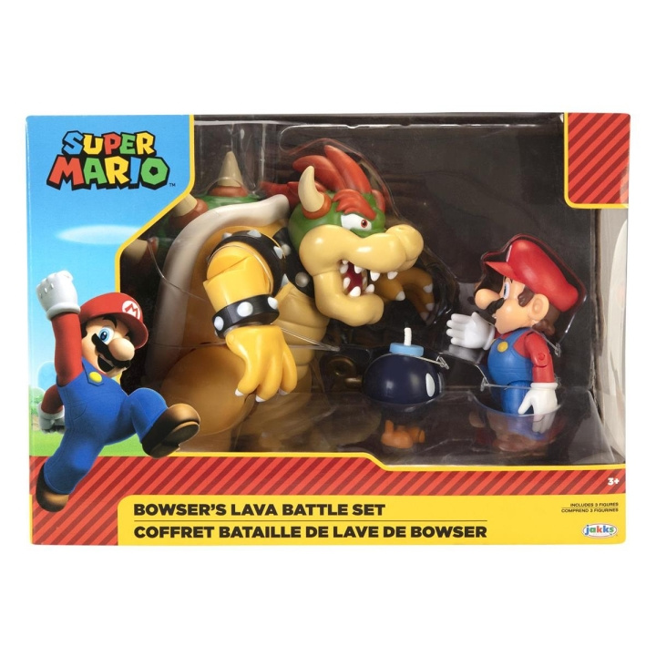 JAKKS Pacific Super Mario 4 tuuman hahmo-setti Mario vs. Bowser ryhmässä LELUT, TUOTTEET LAPSILLE JA VAUVOILLE / Leikkikalut, Askartelu &Pelit / Figuurit & miniatyyrit @ TP E-commerce Nordic AB (C81832)