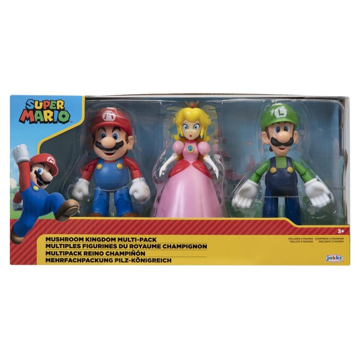 JAKKS Pacific Super Mario 4 tuuman hahmosarja Mushroom Kingdom (Sienikunta) ryhmässä LELUT, TUOTTEET LAPSILLE JA VAUVOILLE / Leikkikalut, Askartelu &Pelit / Figuurit & miniatyyrit @ TP E-commerce Nordic AB (C81833)