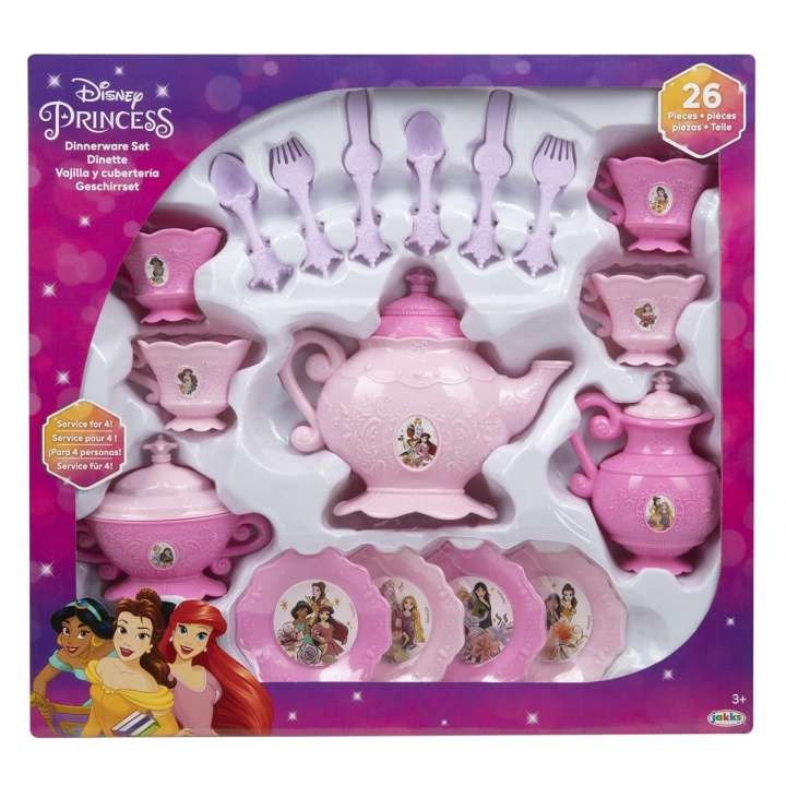 JAKKS Pacific Disney Princess 26 kpl astiasto ryhmässä LELUT, TUOTTEET LAPSILLE JA VAUVOILLE / Leikkikalut, Askartelu &Pelit / Pieni koti @ TP E-commerce Nordic AB (C81836)