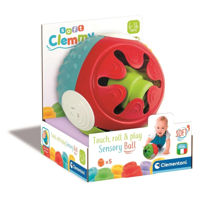 Clementoni Pehmeä Clemmy Touch & Play aistipallo ryhmässä LELUT, TUOTTEET LAPSILLE JA VAUVOILLE / Lelut vauvoille (0-3v) / Toiminnalliset lelut @ TP E-commerce Nordic AB (C81848)