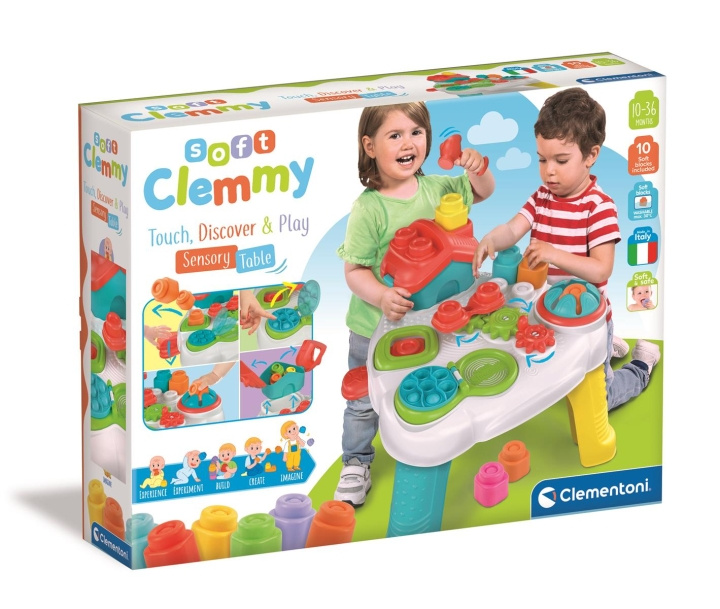 Clementoni Soft Clemmy Sensory Table ryhmässä LELUT, TUOTTEET LAPSILLE JA VAUVOILLE / Lelut vauvoille (0-3v) / Toiminnalliset lelut @ TP E-commerce Nordic AB (C81880)