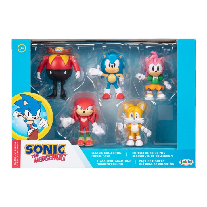 JAKKS Pacific Sonic the Hedgehog 2,5 tuuman hahmo 5-packissa ryhmässä LELUT, TUOTTEET LAPSILLE JA VAUVOILLE / Leikkikalut, Askartelu &Pelit / Figuurit & miniatyyrit @ TP E-commerce Nordic AB (C81887)