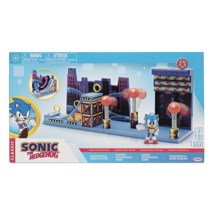 JAKKS Pacific Sonic the Hedgehog 2.5 tuuman leikkisetti Studiopolis Zone ryhmässä LELUT, TUOTTEET LAPSILLE JA VAUVOILLE / Leikkikalut, Askartelu &Pelit / Lelut @ TP E-commerce Nordic AB (C81891)