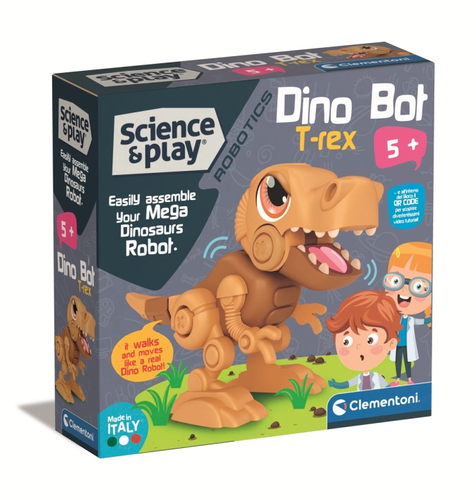 Clementoni Dino Bot T-Rex Junior ryhmässä LELUT, TUOTTEET LAPSILLE JA VAUVOILLE / Leikkikalut, Askartelu &Pelit / Lelut @ TP E-commerce Nordic AB (C81899)