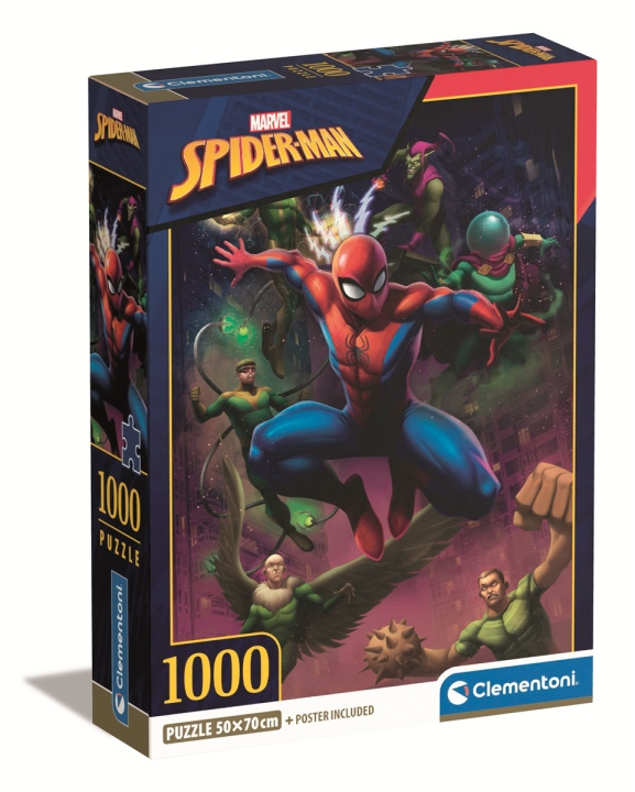 Clementoni 1000 kpl CB High Quality Collection Spiderman ryhmässä URHEILU, VAPAA-AIKA JA HARRASTUS / Harrastus / Palapeli @ TP E-commerce Nordic AB (C81949)