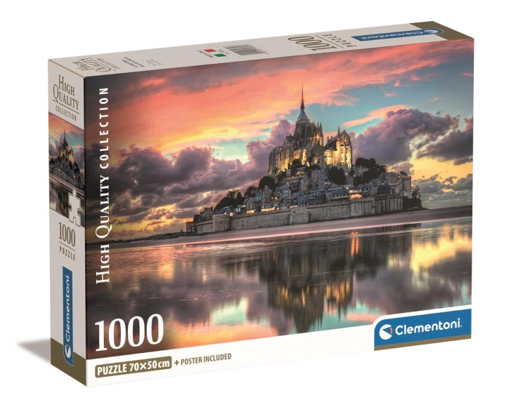 Clementoni 1000 kpl CB High Quality Collection Le Magnifique Mont Saint-Michel ryhmässä LELUT, TUOTTEET LAPSILLE JA VAUVOILLE / Leikkikalut, Askartelu &Pelit / Palapelit @ TP E-commerce Nordic AB (C81951)