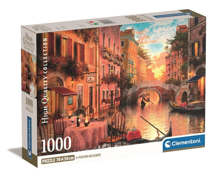 Clementoni 1000 kpl CB High Quality Collection Venezia ryhmässä LELUT, TUOTTEET LAPSILLE JA VAUVOILLE / Leikkikalut, Askartelu &Pelit / Palapelit @ TP E-commerce Nordic AB (C81958)