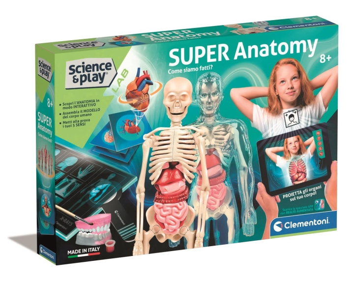 Clementoni Super Anatomia (pohjoismainen) ryhmässä LELUT, TUOTTEET LAPSILLE JA VAUVOILLE / Leikkikalut, Askartelu &Pelit / Kokeilu ja tee-se-itse @ TP E-commerce Nordic AB (C81974)