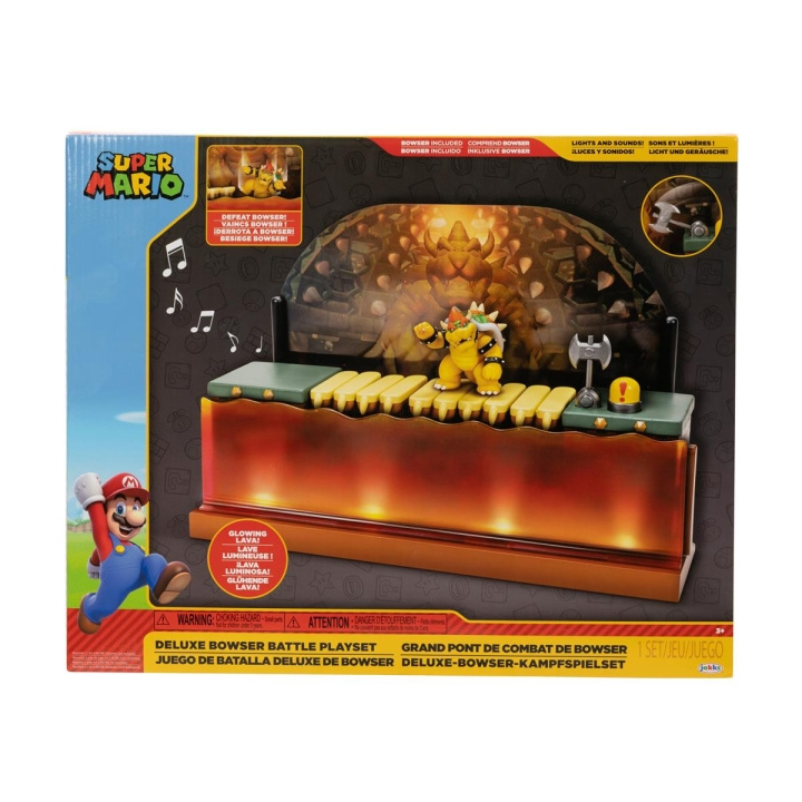 JAKKS Pacific Super Mario 2.5 tuuman leikkisetti Deluxe Bowser Battle (Bowser Battle) ryhmässä LELUT, TUOTTEET LAPSILLE JA VAUVOILLE / Leikkikalut, Askartelu &Pelit / Lelut @ TP E-commerce Nordic AB (C81988)