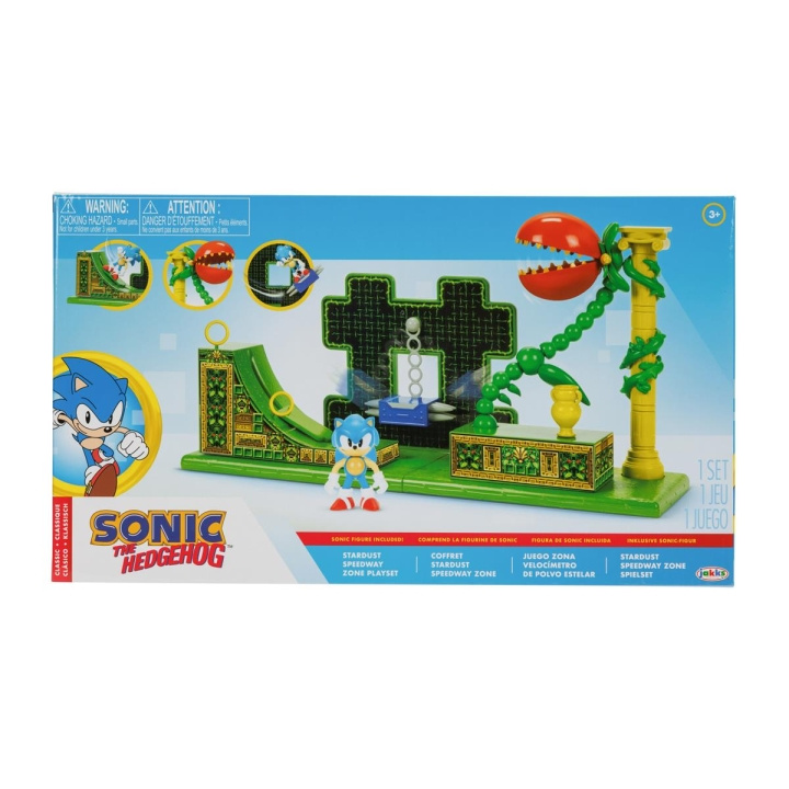 JAKKS Pacific Sonic the Hedgehog 2.5 tuuman leikkisetti Stardust Speedway Zone - kiihdytysajovyöhyke ryhmässä LELUT, TUOTTEET LAPSILLE JA VAUVOILLE / Leikkikalut, Askartelu &Pelit / Lelut @ TP E-commerce Nordic AB (C81990)