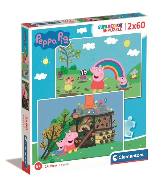 Clementoni 2x60 kpl Palapelit Lasten erikoiskokoelma Peppa Pig ryhmässä LELUT, TUOTTEET LAPSILLE JA VAUVOILLE / Leikkikalut, Askartelu &Pelit / Lasten palapeli @ TP E-commerce Nordic AB (C82019)