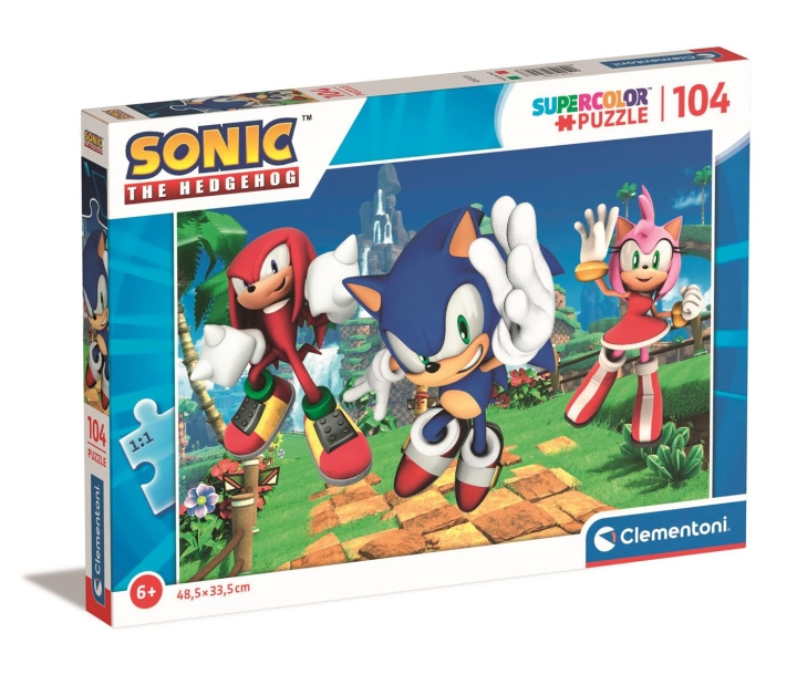 Clementoni 104 kpl palapelit Lapset Sonic ryhmässä LELUT, TUOTTEET LAPSILLE JA VAUVOILLE / Leikkikalut, Askartelu &Pelit / Palapelit @ TP E-commerce Nordic AB (C82024)