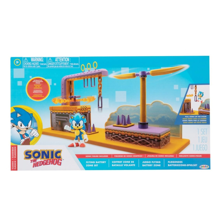 JAKKS Pacific Sonic the Hedgehog 2.5 tuuman leikkisetti Lentävä akkuvyöhyke ryhmässä LELUT, TUOTTEET LAPSILLE JA VAUVOILLE / Leikkikalut, Askartelu &Pelit / Lelut @ TP E-commerce Nordic AB (C82032)