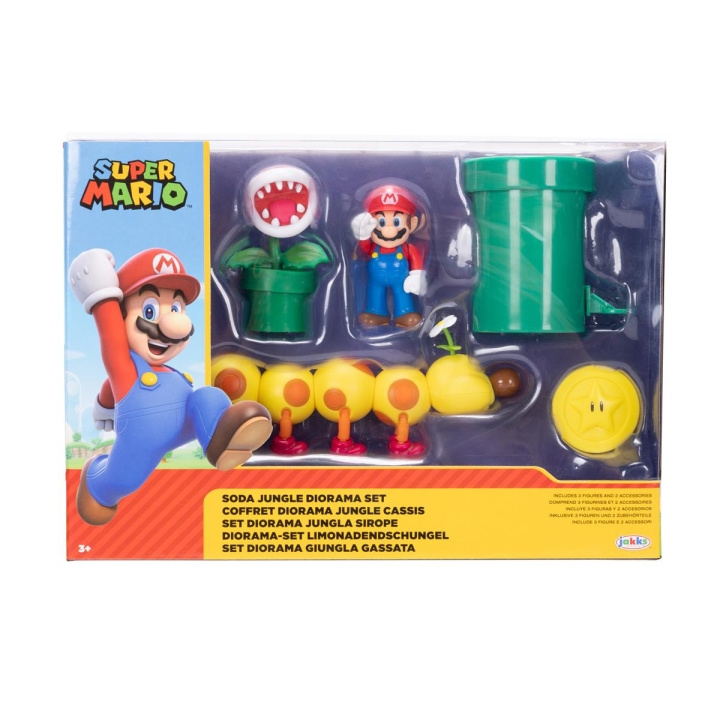 JAKKS Pacific Super Mario 2.5 tuuman dioraamasetti Soda Jungle -viidakko ryhmässä LELUT, TUOTTEET LAPSILLE JA VAUVOILLE / Leikkikalut, Askartelu &Pelit / Figuurit & miniatyyrit @ TP E-commerce Nordic AB (C82064)