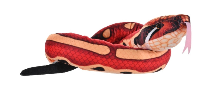 Wild Republic Snakesss Blood Python 137 cm ryhmässä LELUT, TUOTTEET LAPSILLE JA VAUVOILLE / Lelut vauvoille (0-3v) / Pehmolelut @ TP E-commerce Nordic AB (C82081)