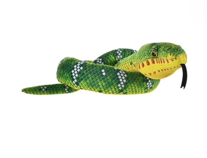 Wild Republic Käärmeet Emerald Tree Boa Corallus Canina 137 cm ryhmässä LELUT, TUOTTEET LAPSILLE JA VAUVOILLE / Lelut vauvoille (0-3v) / Pehmolelut @ TP E-commerce Nordic AB (C82083)